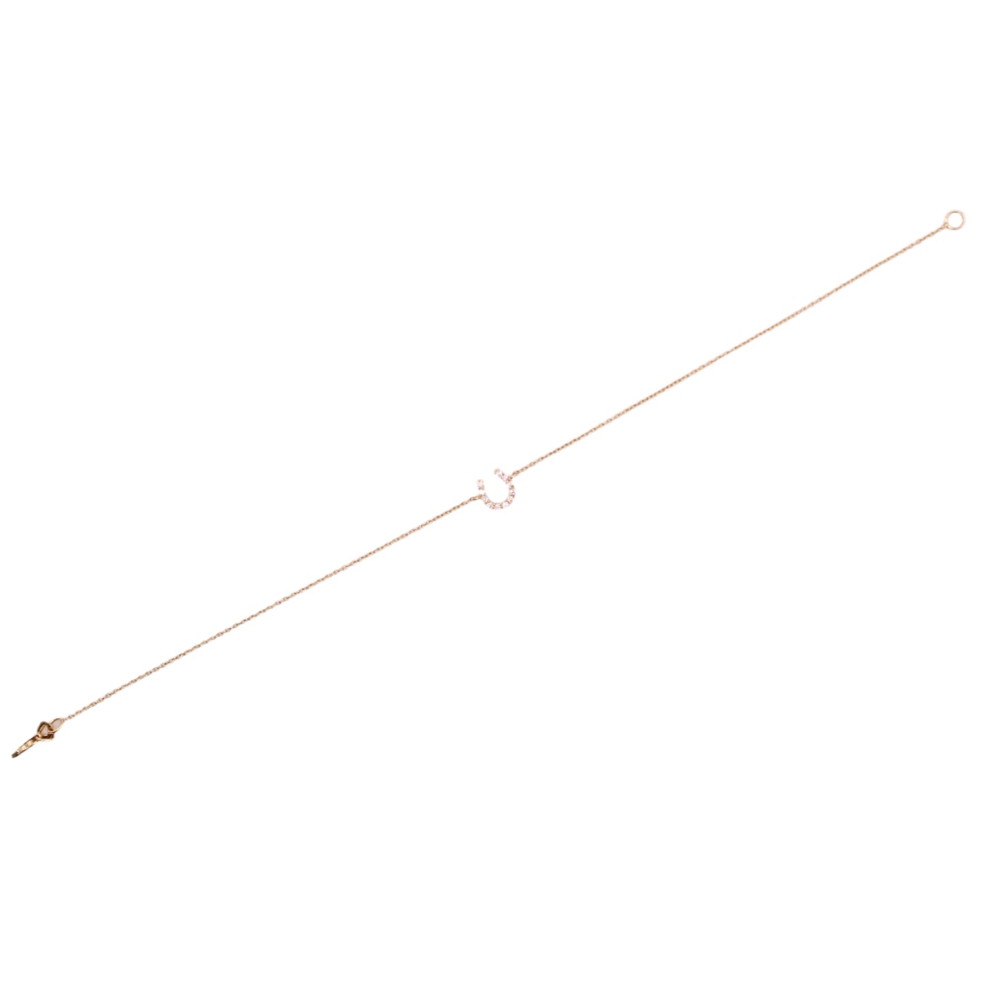 Ferkos 14kt Yellow Gold Diamond Mini Horseshoe Bracelet