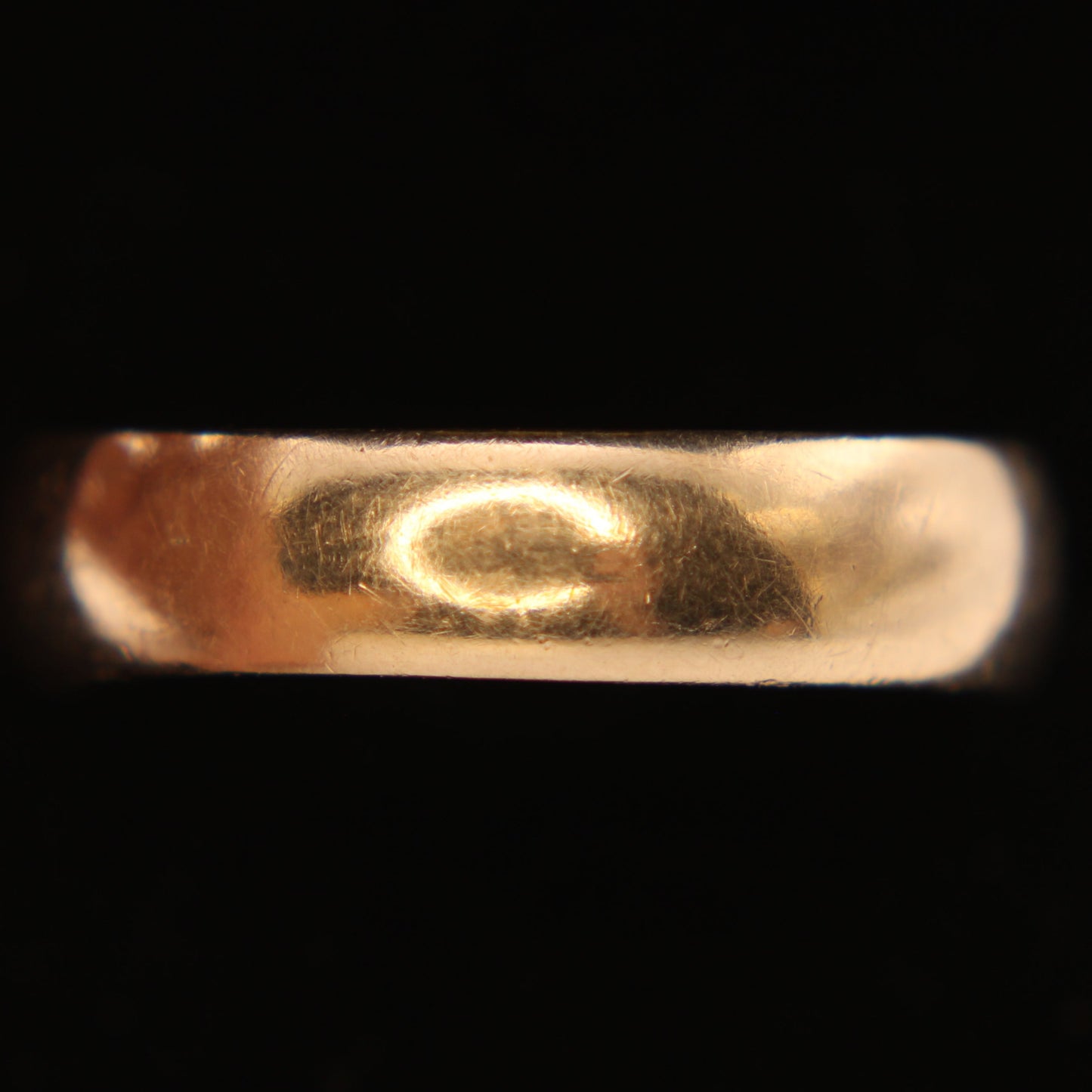 14kt Yellow Gold Plain Polished Band Wedding Ring Size 10