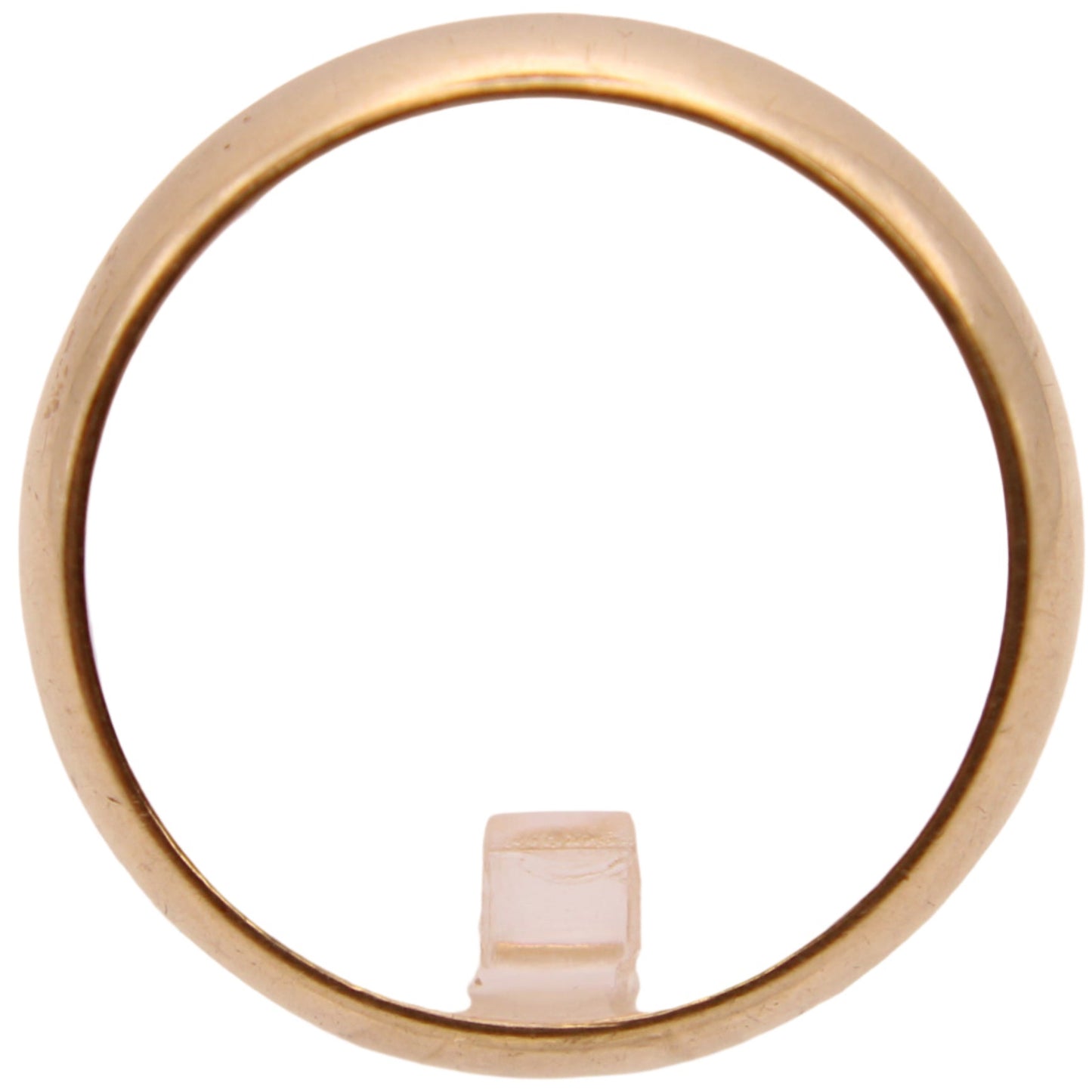 *SOLD* 14kt Yellow Gold Antique Polished Wide Cigar Band Engraved Ring