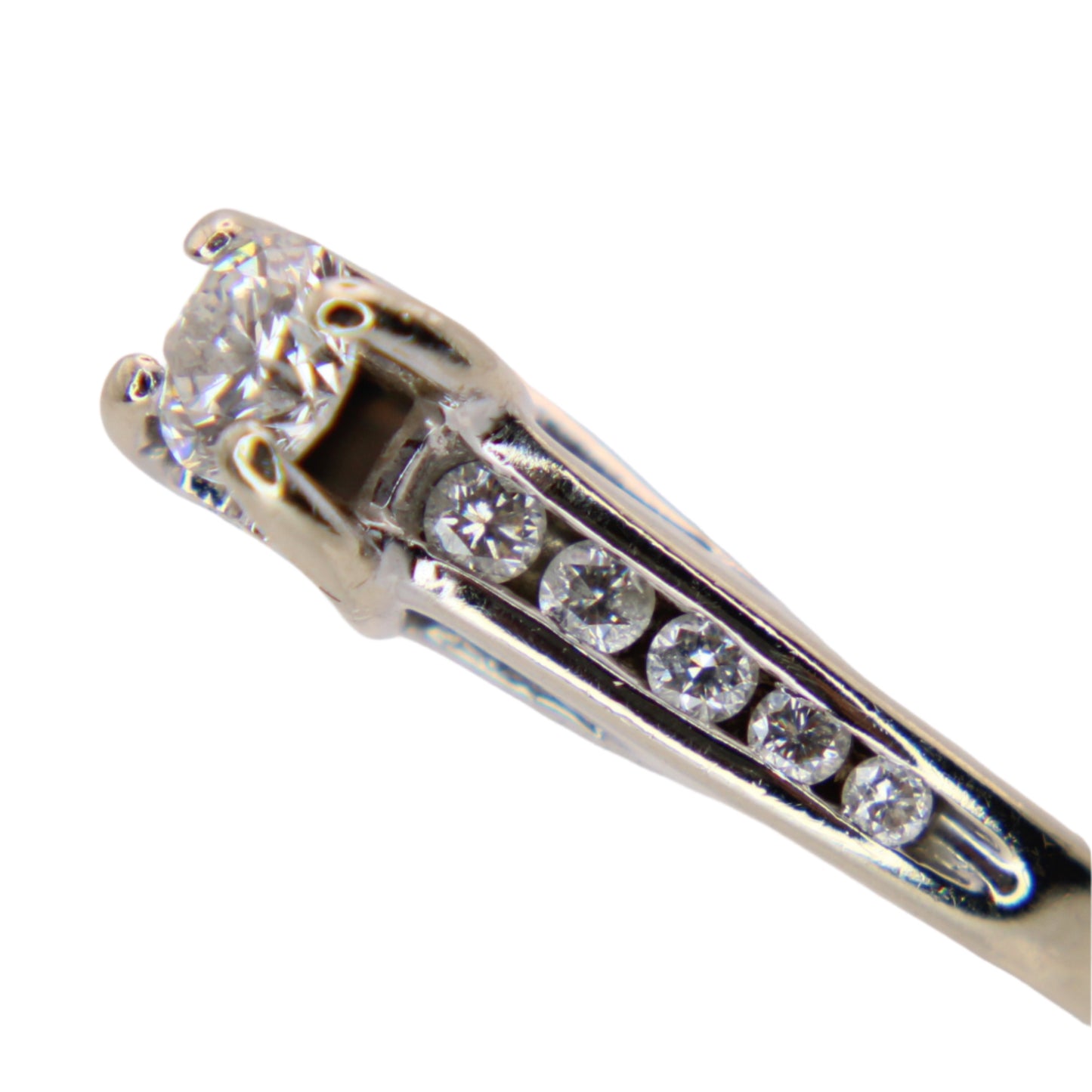 14kt White Gold Diamond 0.35cttw Engagement Wedding Ring Band RJW