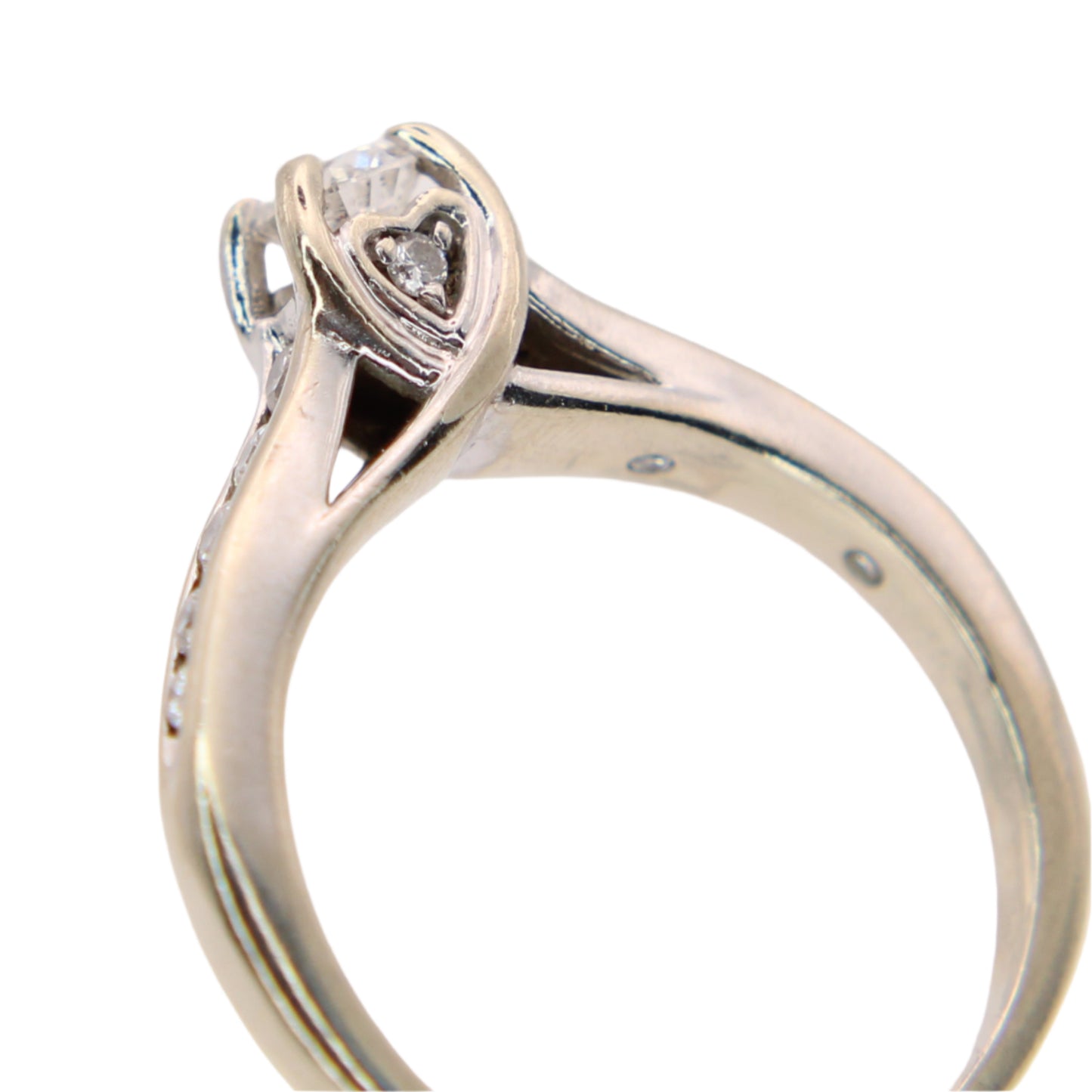 14kt White Gold Diamond 0.35cttw Engagement Wedding Ring Band RJW