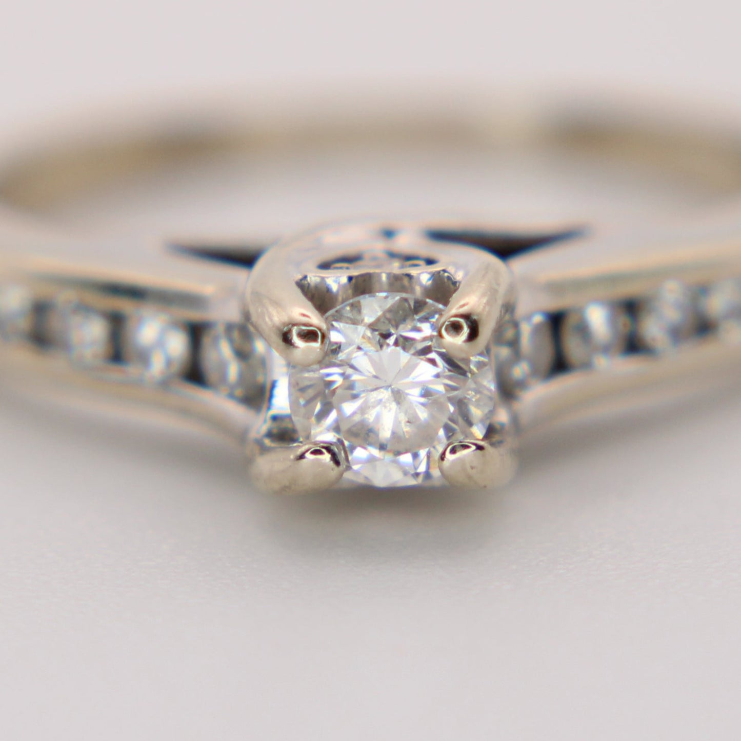 14kt White Gold Diamond 0.35cttw Engagement Wedding Ring Band RJW