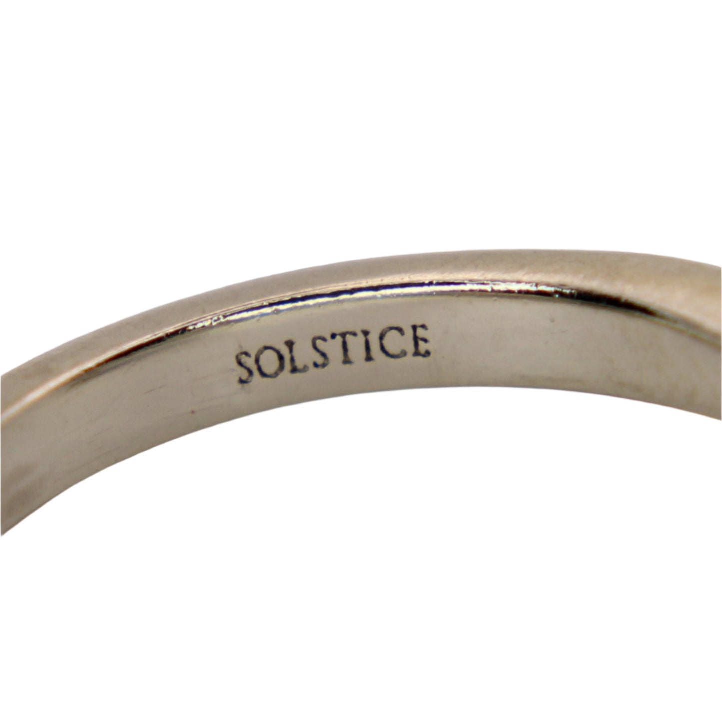 Solstice 14kt White Gold Diamond Round Cut .50 Carat Solitaire Engagement Wedding Ring