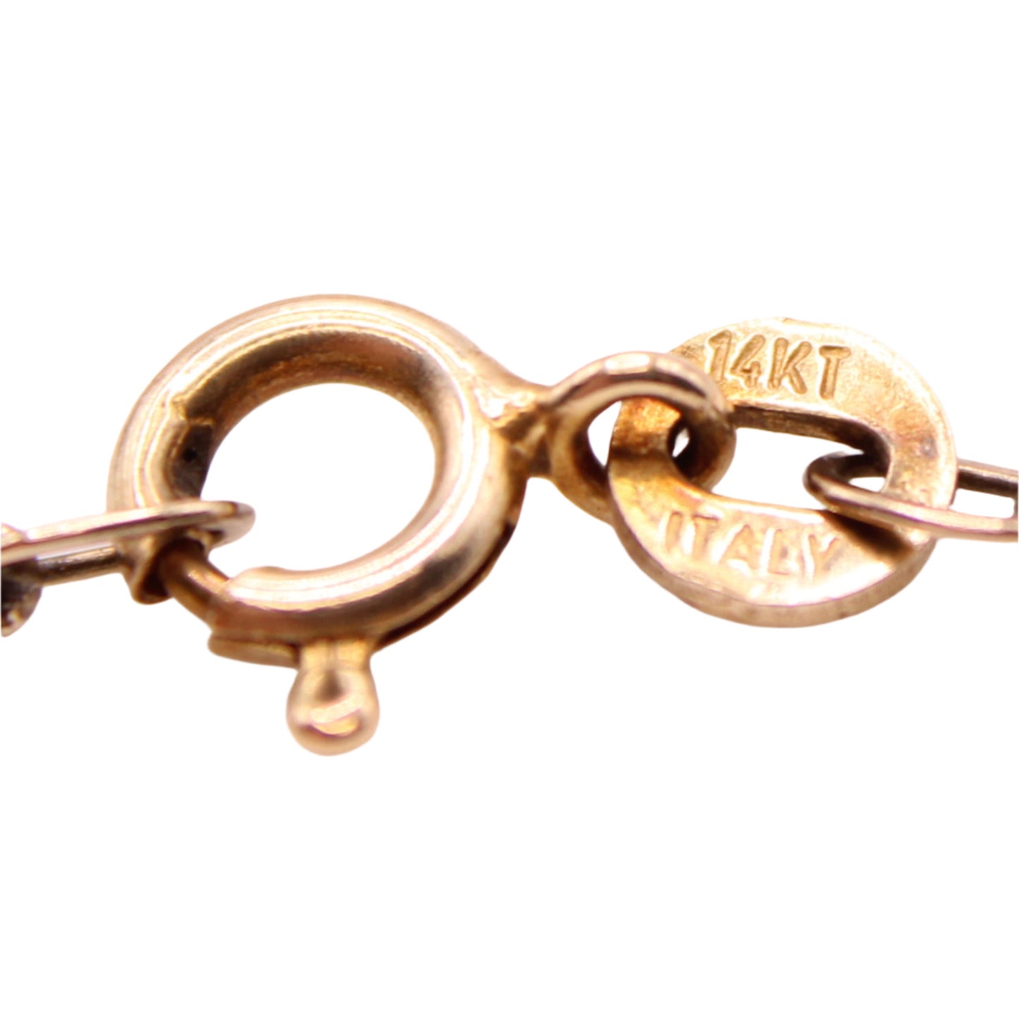 14kt Yellow Gold Flat S Link Chain Choker Collar Necklace 15.5"