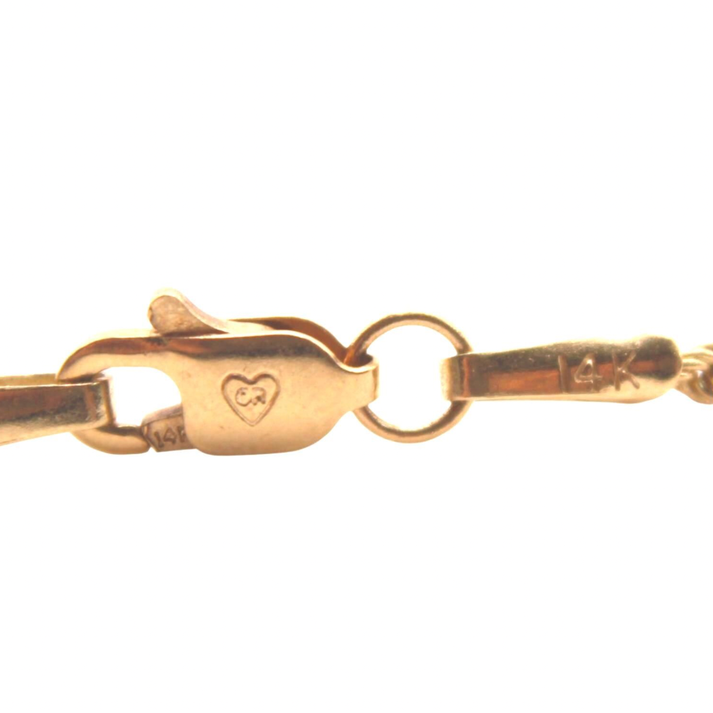 Oroamerica 14kt Yellow Gold Classic Rope Twist Chain Link Necklace