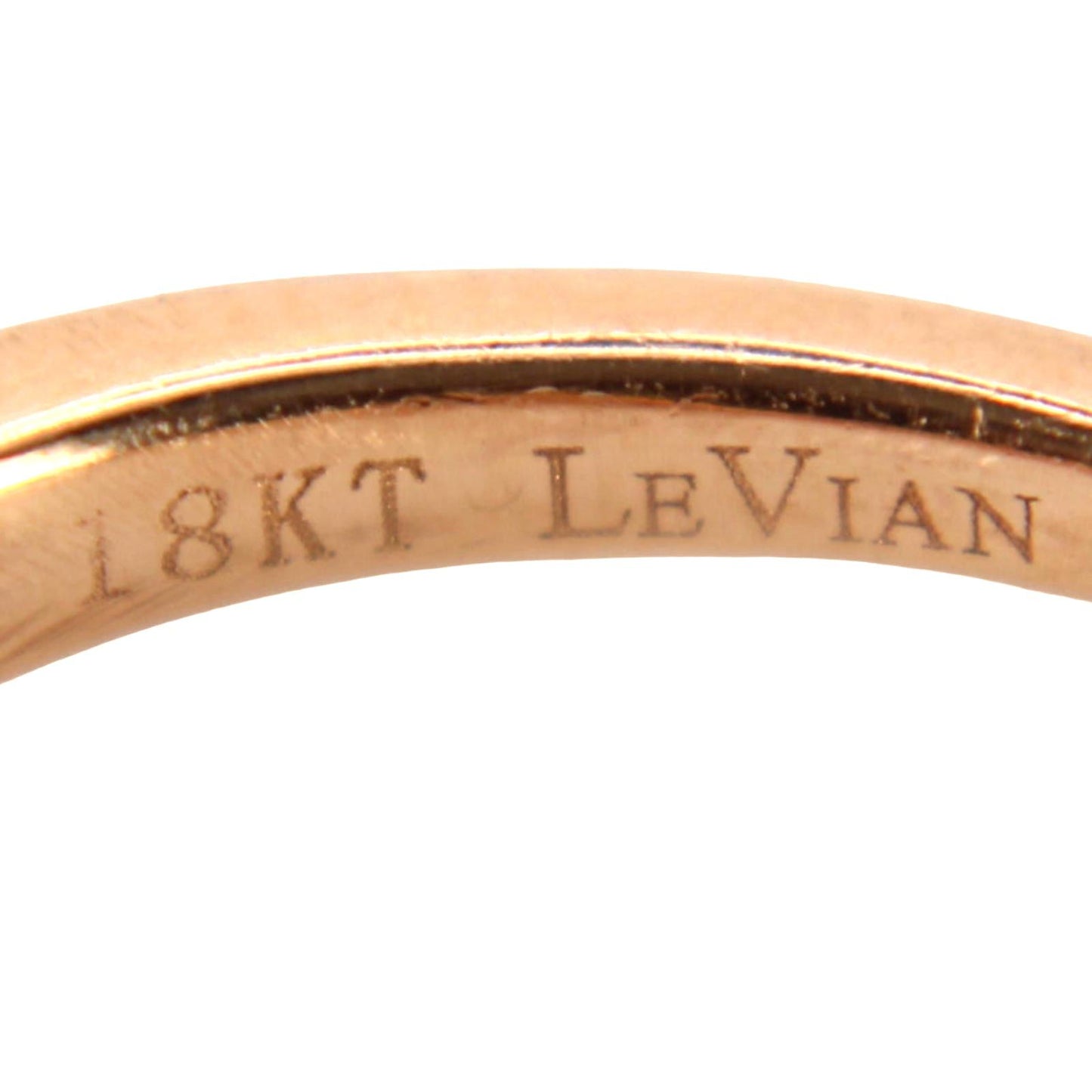 LeVian 18k Yellow Gold Natural Ruby Diamond Stacker Ring Size 5.25