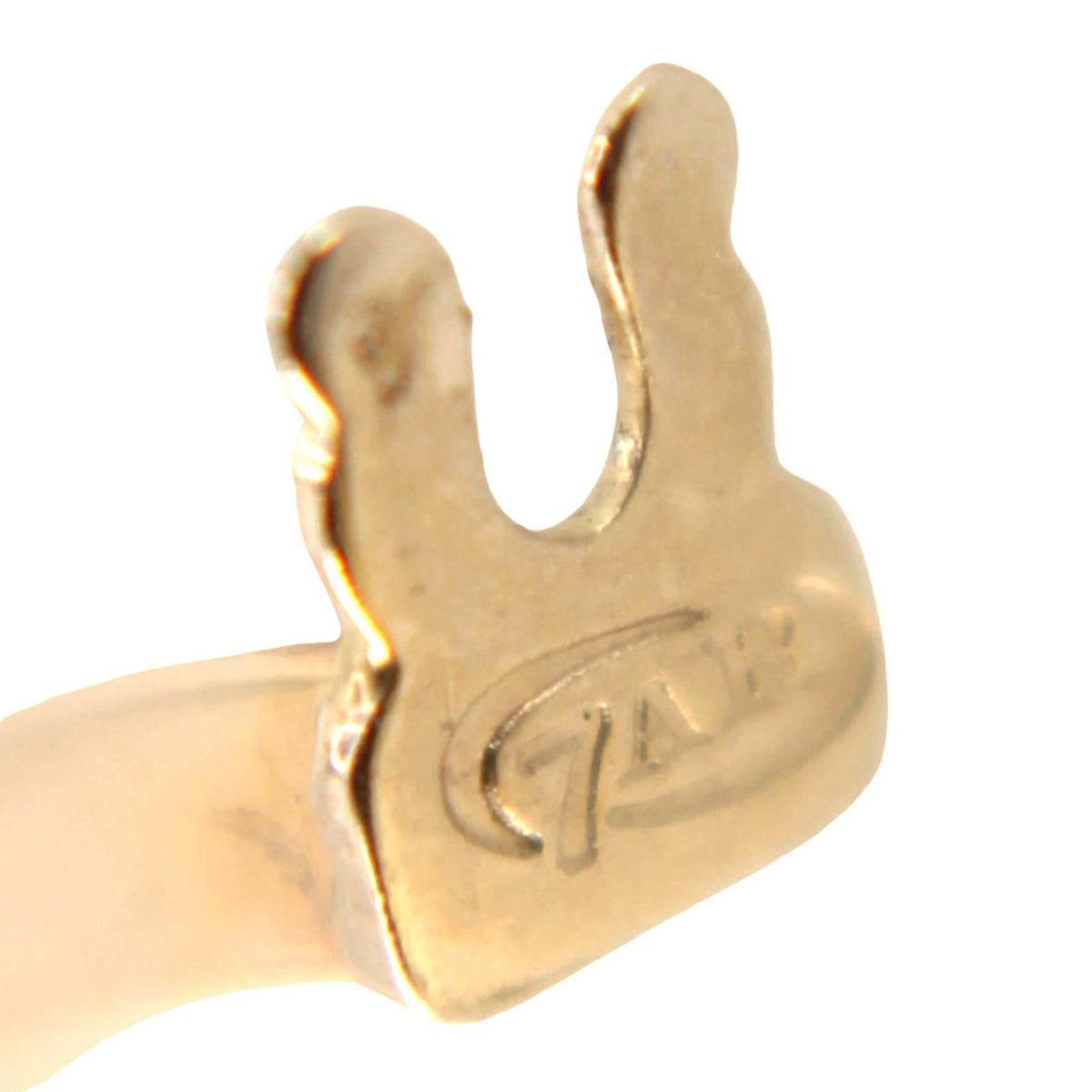 14k Yellow Gold Square Edge Flat Tube Oval Hoop Earrings 2"