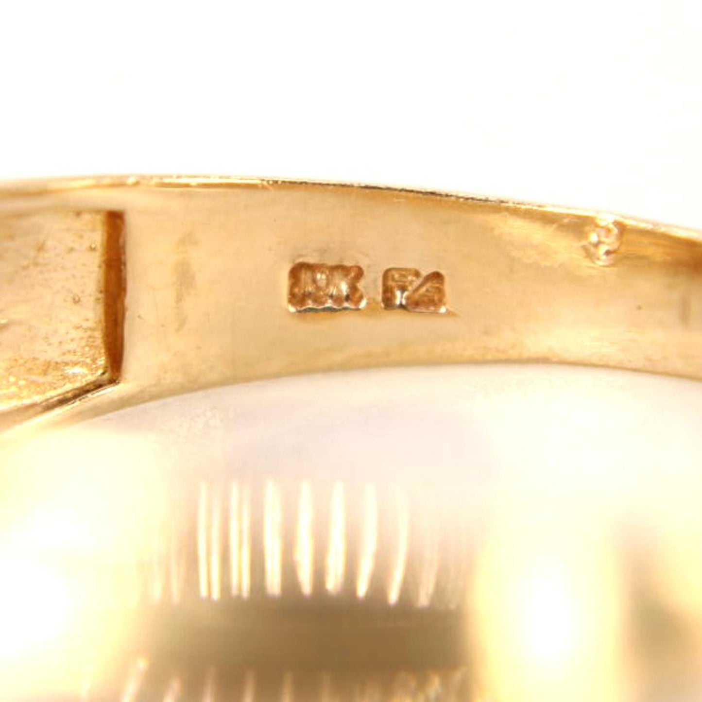 Men’s 10kt Two Tone Yellow White Gold Diamond Channel Set Ring 0.36ct Size 11.5