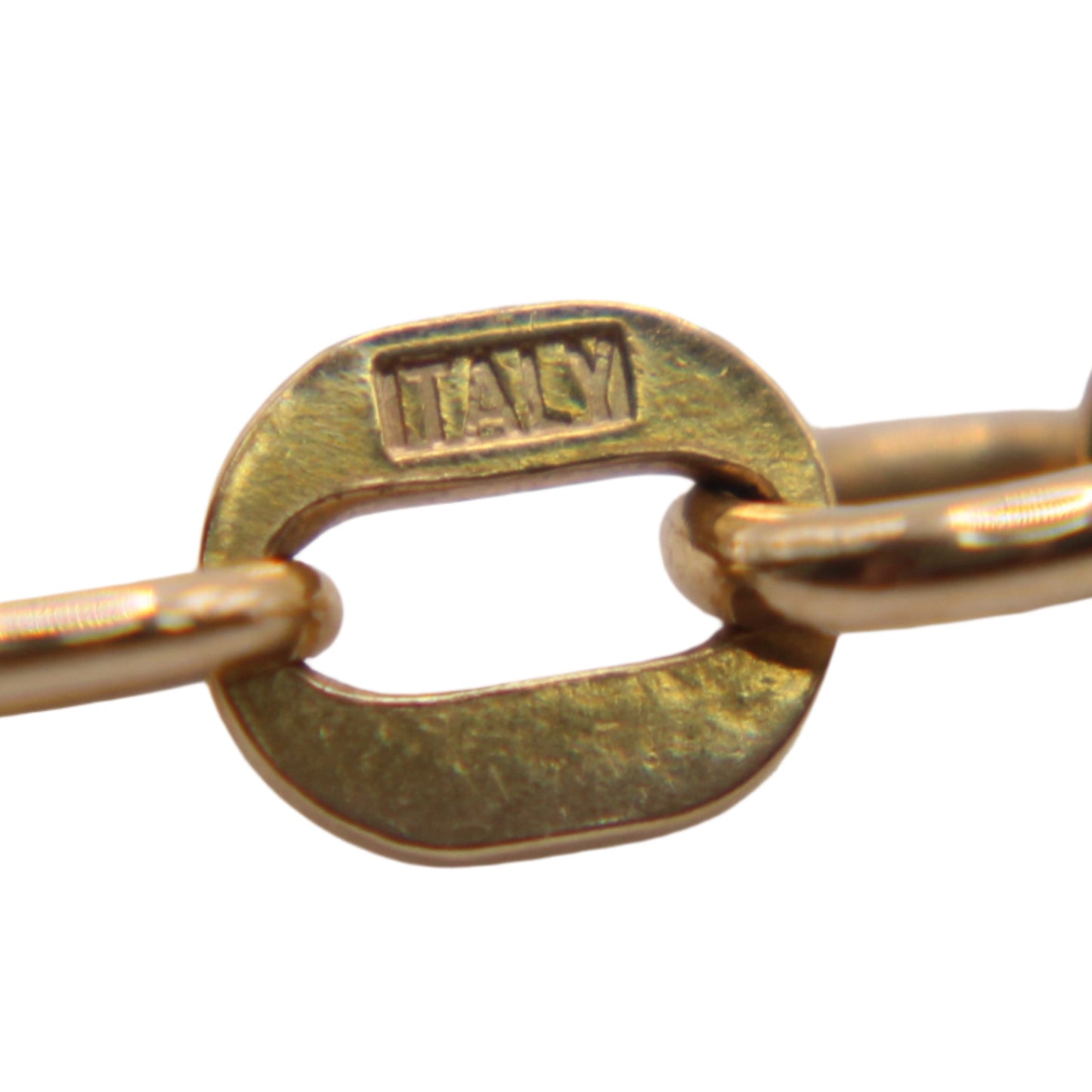 14kt Yellow Gold Solid Mariner Gucci Link Chain Necklace Unisex 21.75"