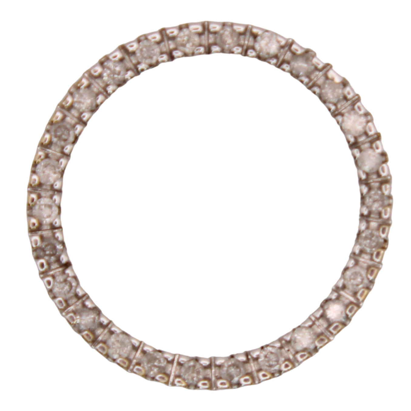 Alwand Vahan 10kt Two Tone Yellow White Gold 0.33CT Diamond Eternity Circle Pendant