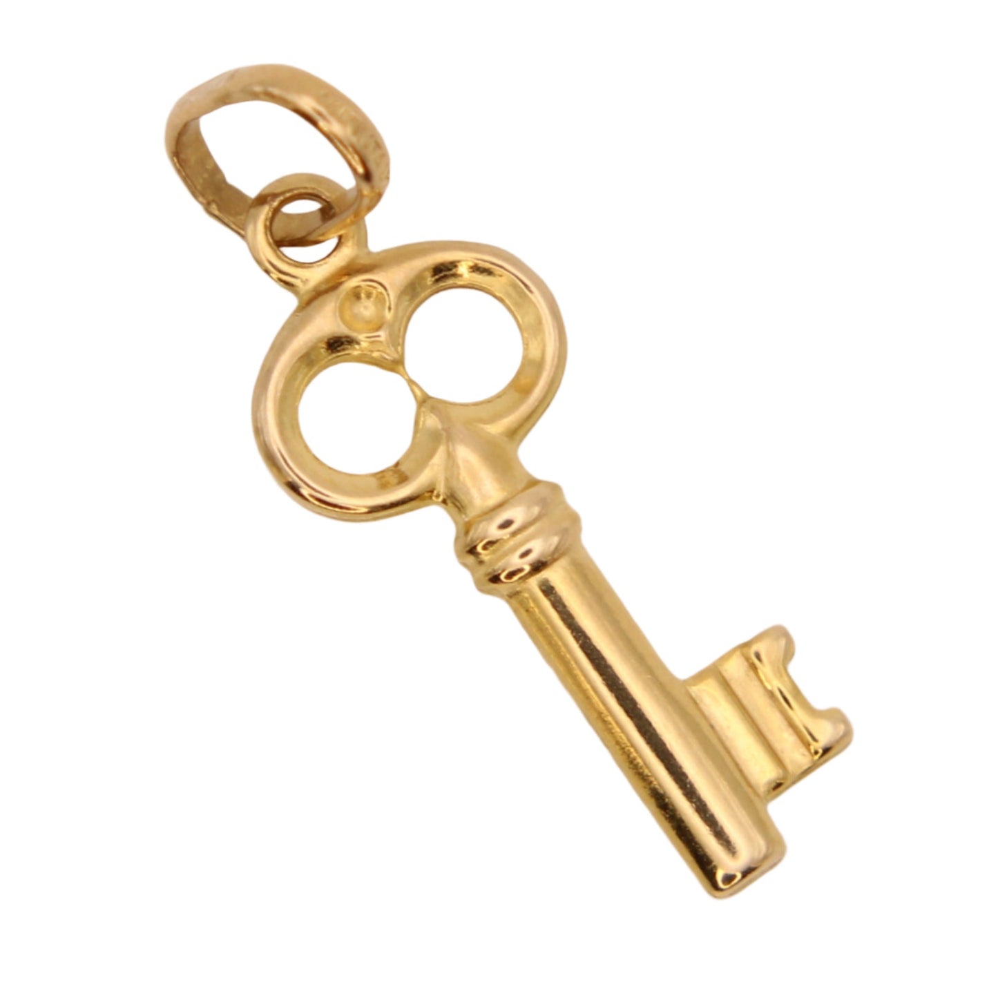 *SOLD* Aurafin 14kt Yellow Gold Mini Open Door Key Charm Pendant