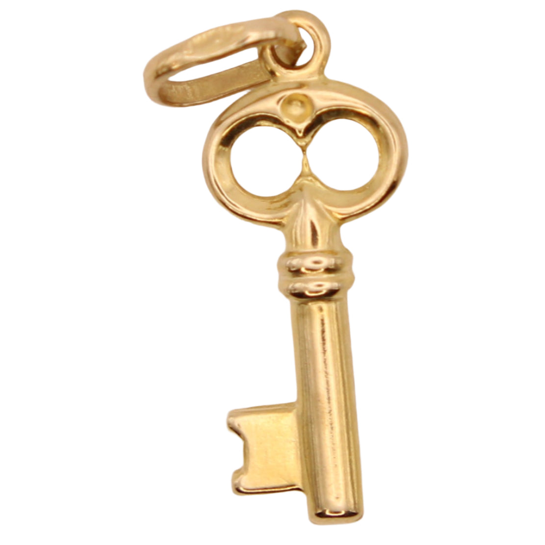 *SOLD* Aurafin 14kt Yellow Gold Mini Open Door Key Charm Pendant