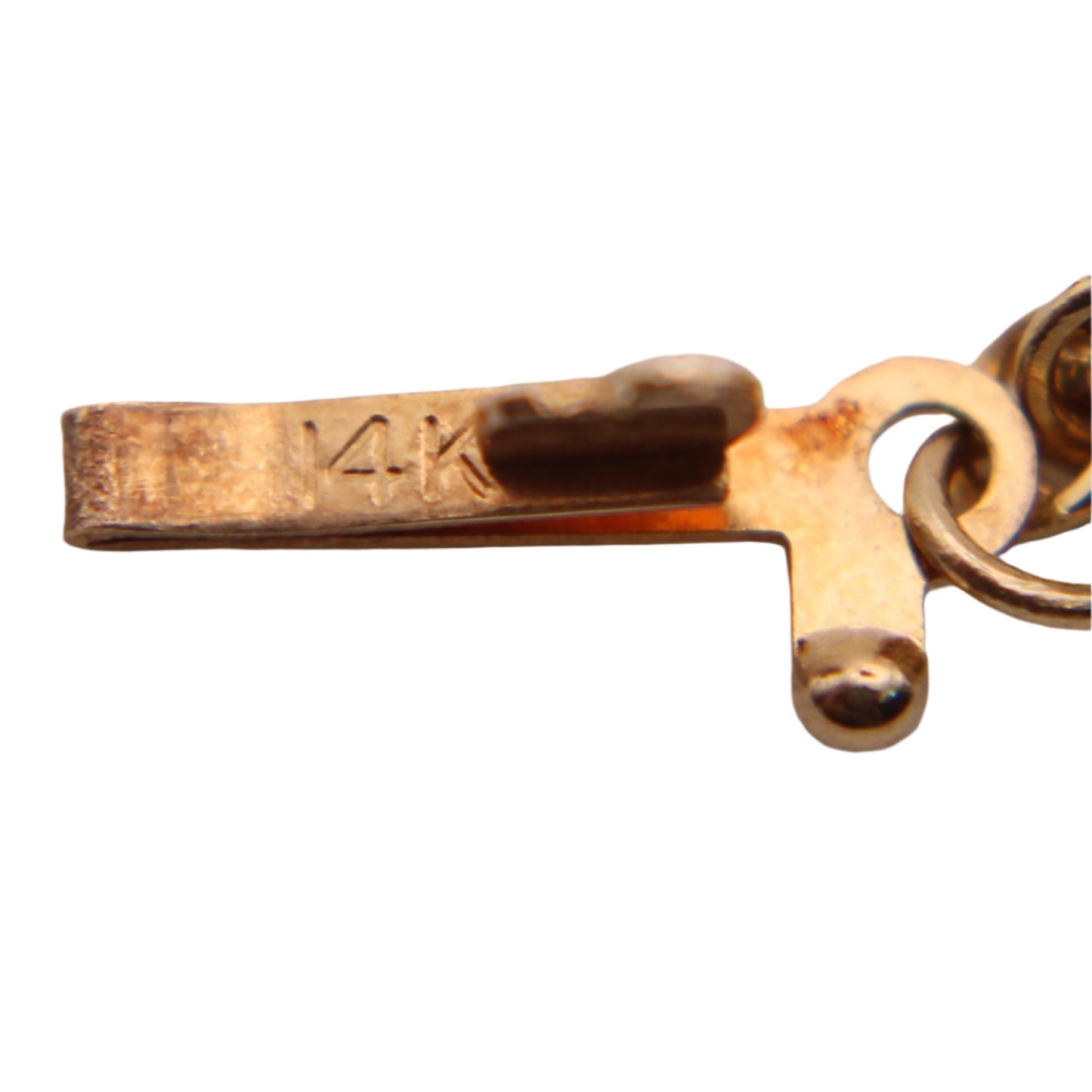 Vintage 14kt Yellow Gold Rope Chain Link Bracelet 6.75"