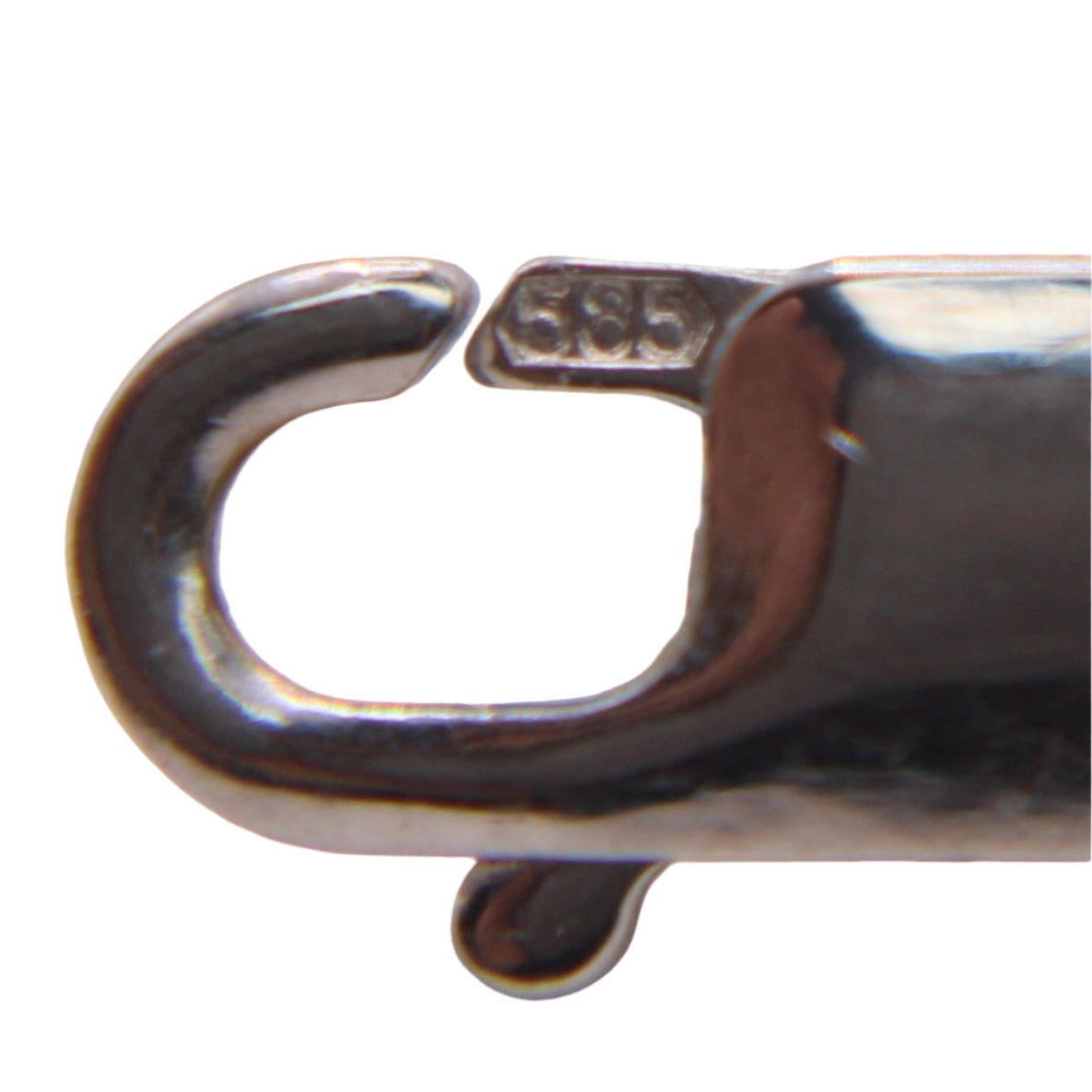 14kt White Gold Bezel Diamond Vine Station Elegant Link Bracelet 7"