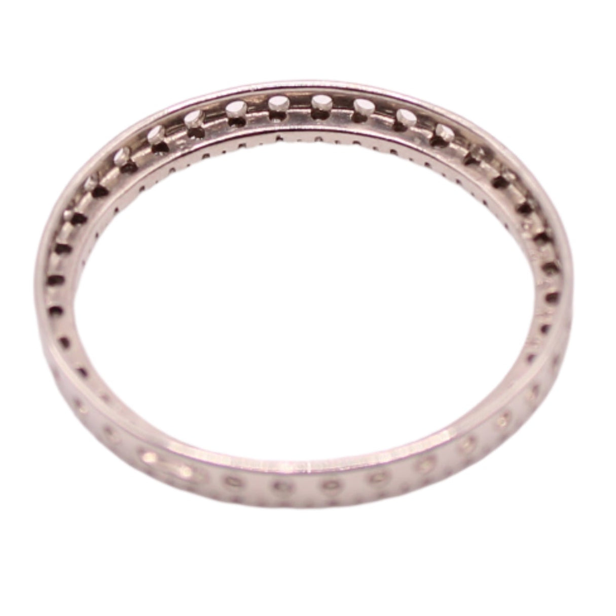 Alwand Vahan 14kt White Gold Diamond 0.50CT Eternity Circle Pendant