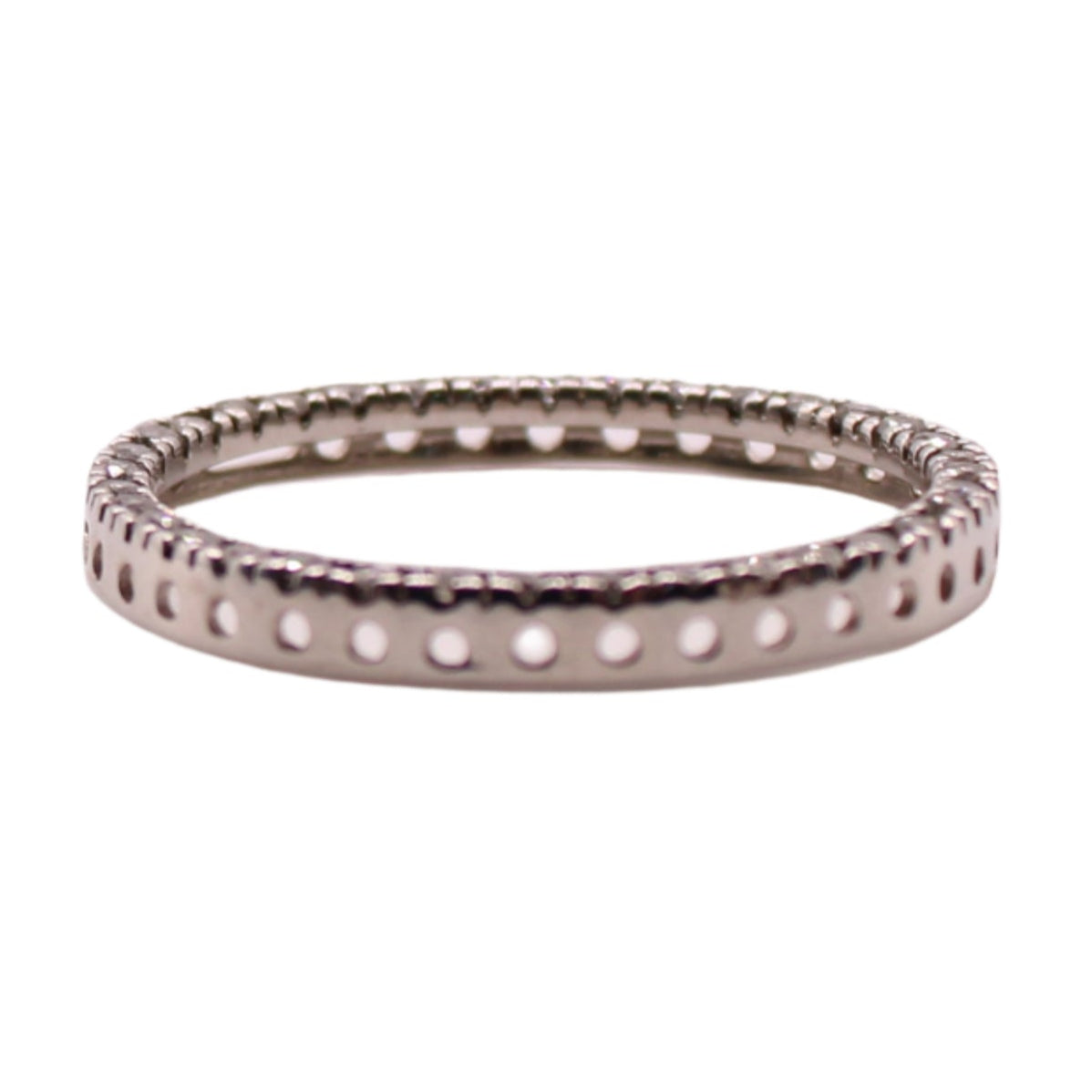 Alwand Vahan 14kt White Gold Diamond 0.50CT Eternity Circle Pendant