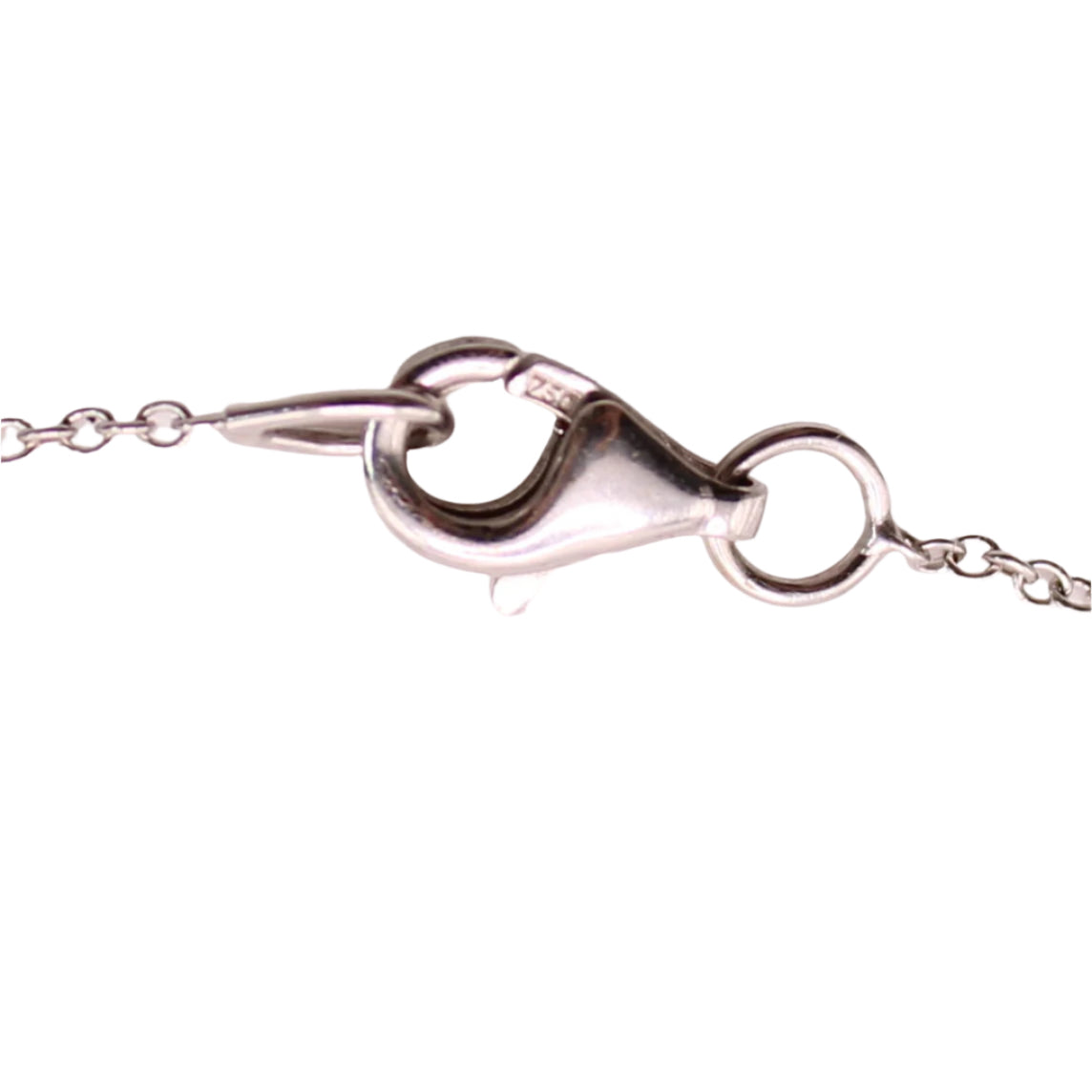 Bony Levy 18kt White Gold Diamond Moon Chain Link Necklace