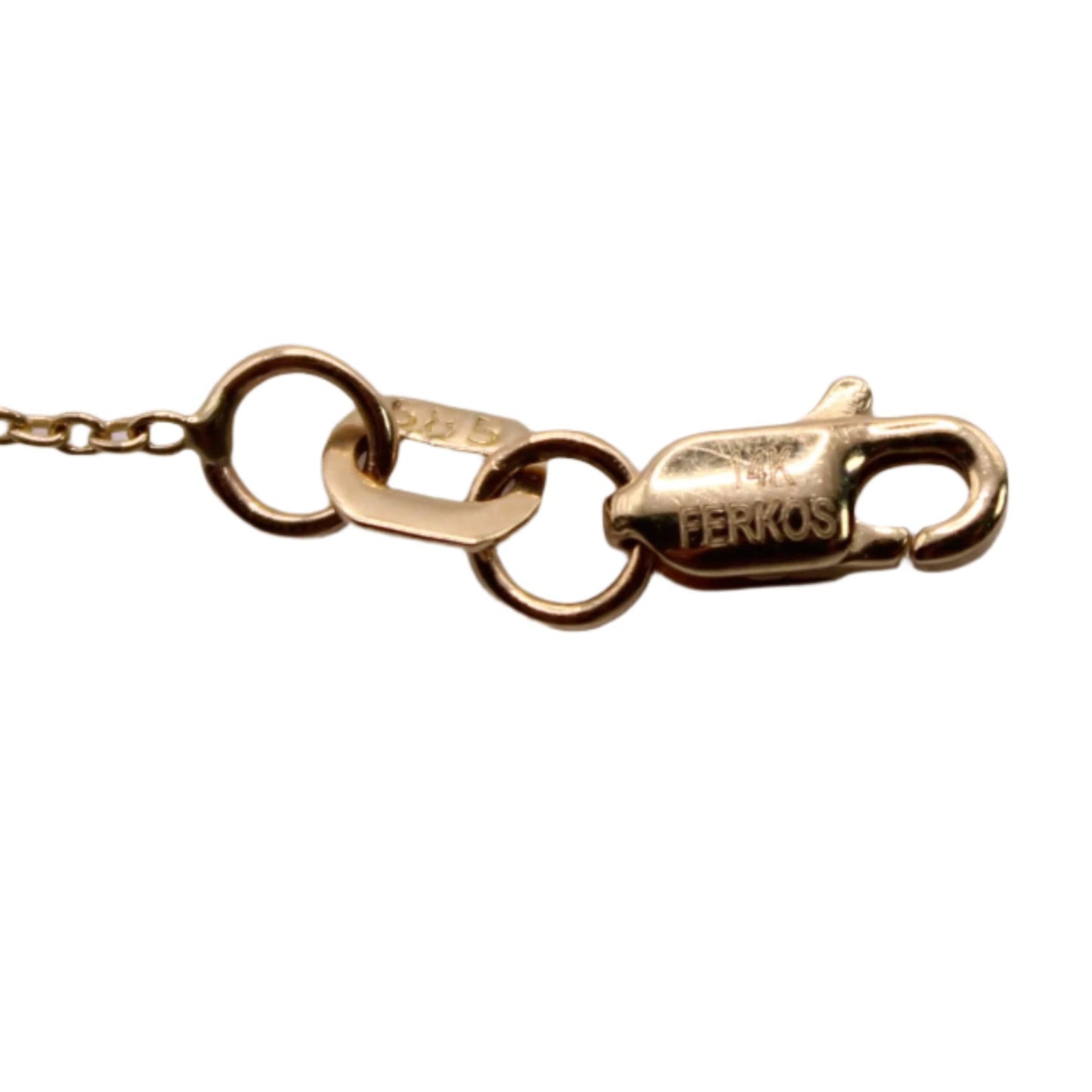 Ferkos 14kt Yellow Gold Diamond Mini Horseshoe Bracelet