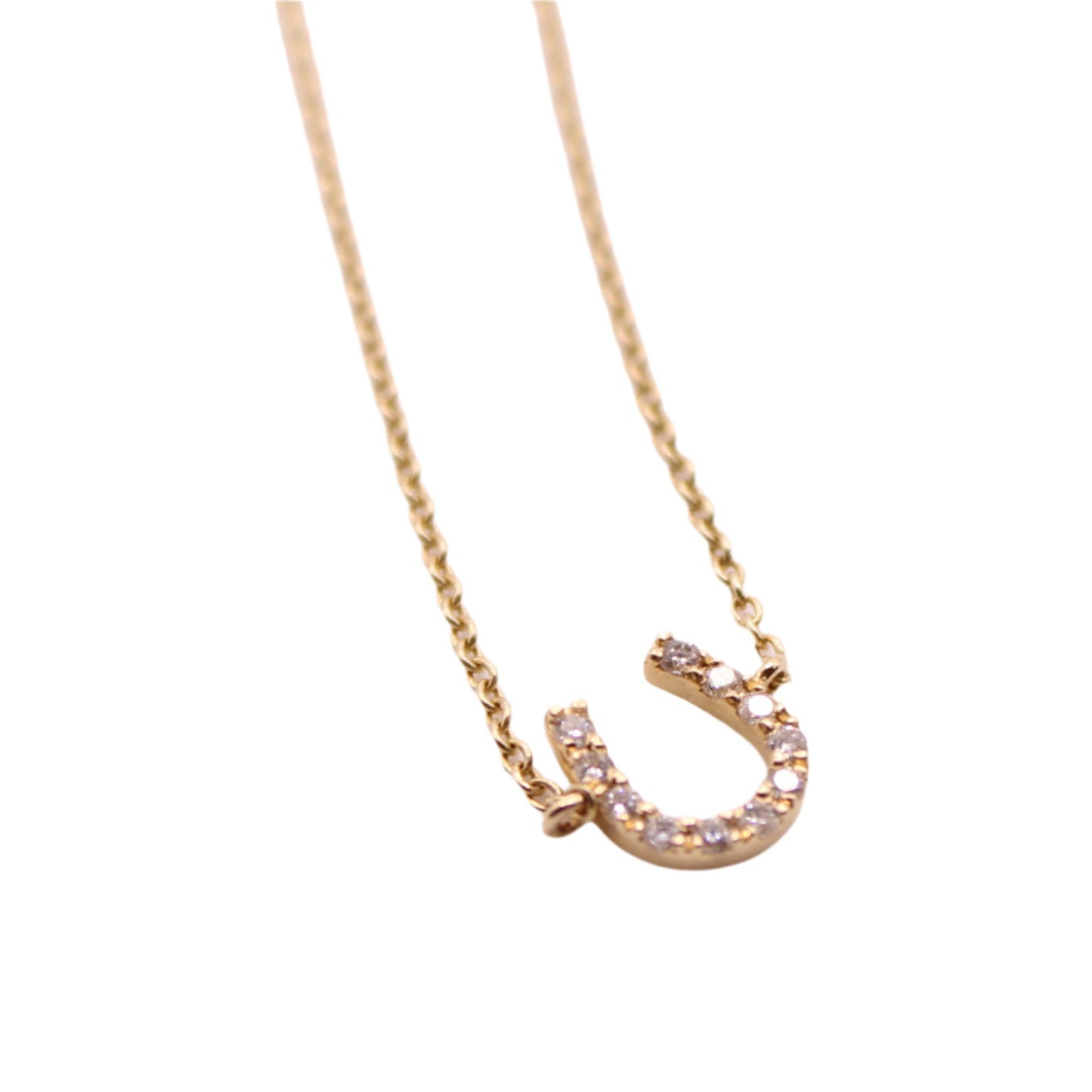 Ferkos 14kt Yellow Gold Diamond Mini Horseshoe Bracelet