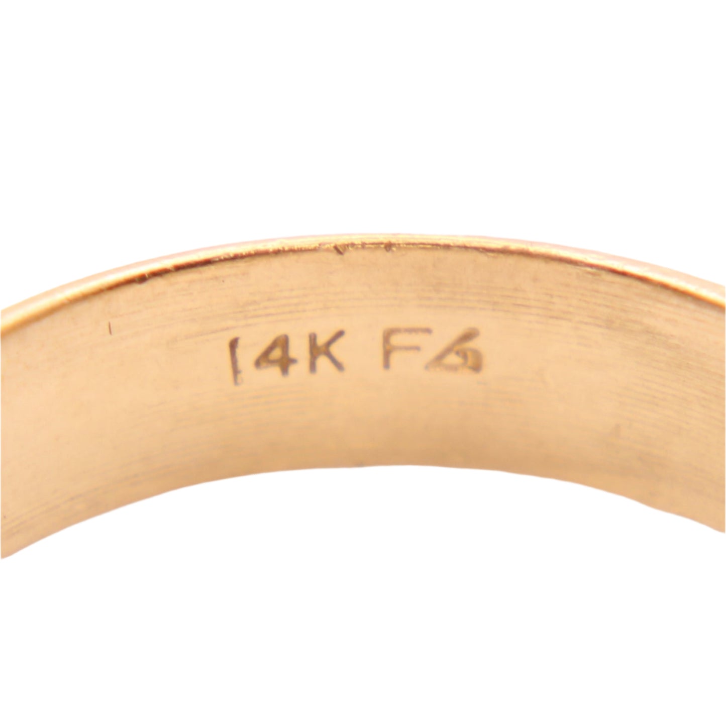 14kt Yellow Gold Plain Polished Band Wedding Ring Size 10