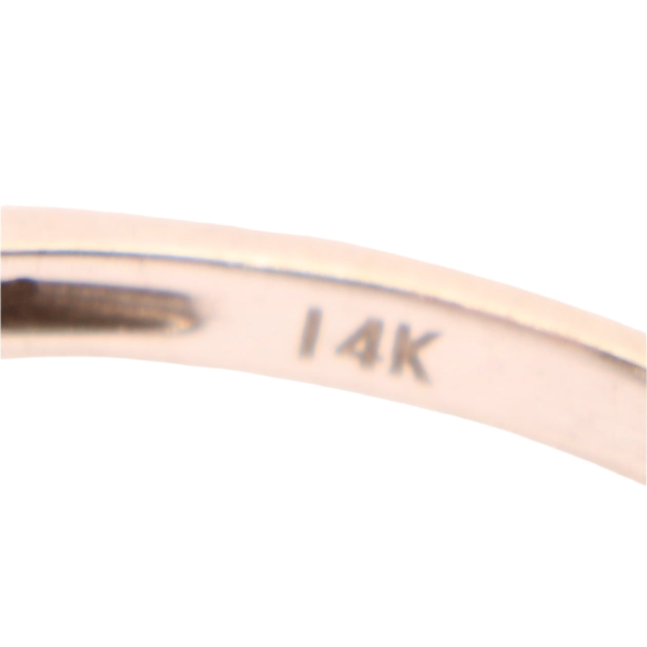 Antique Style 14kt White Gold Diamond Halo Engagement Ring