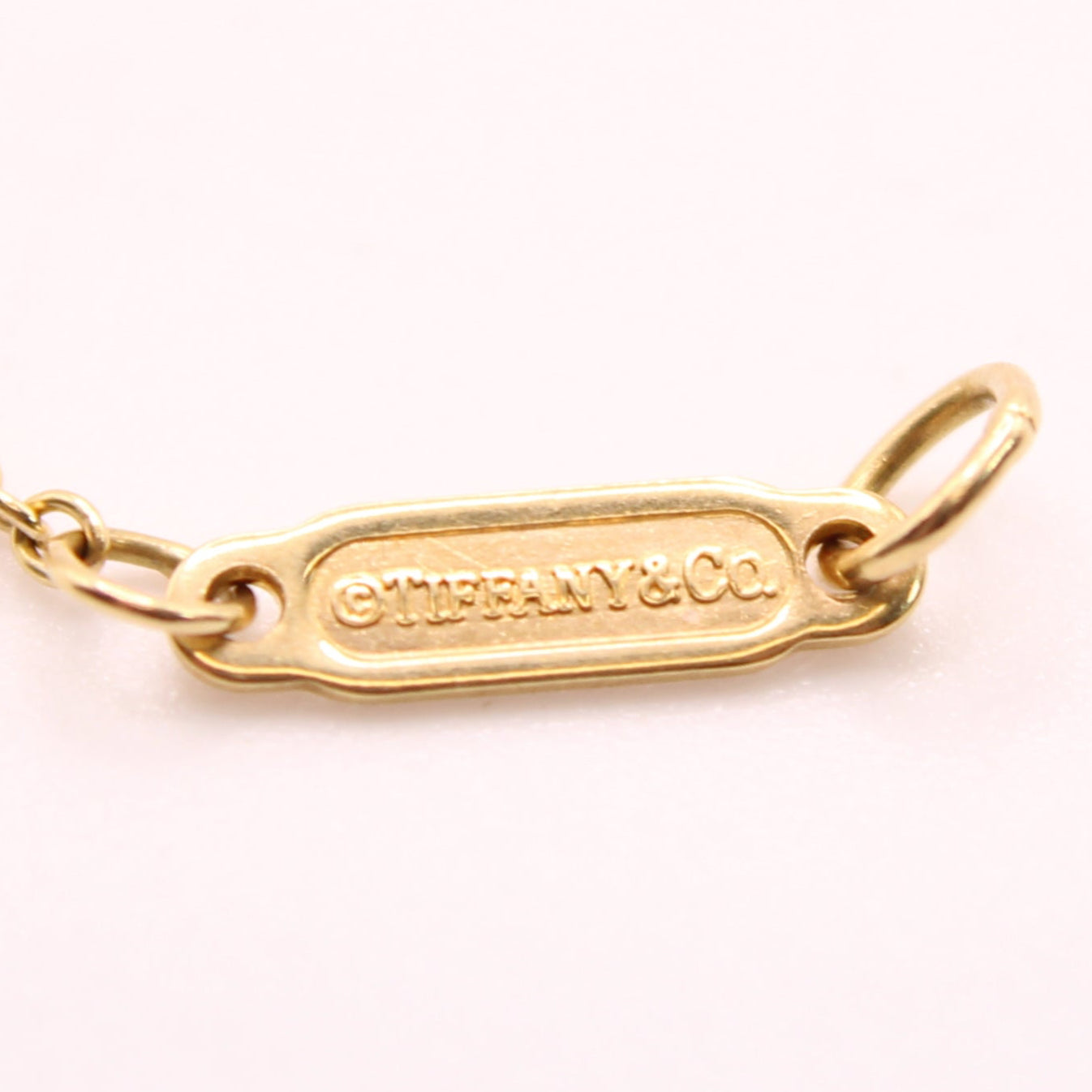 Tiffany & Company 18kt Yellow Gold Return To Heart Tag Chain Necklace 16"