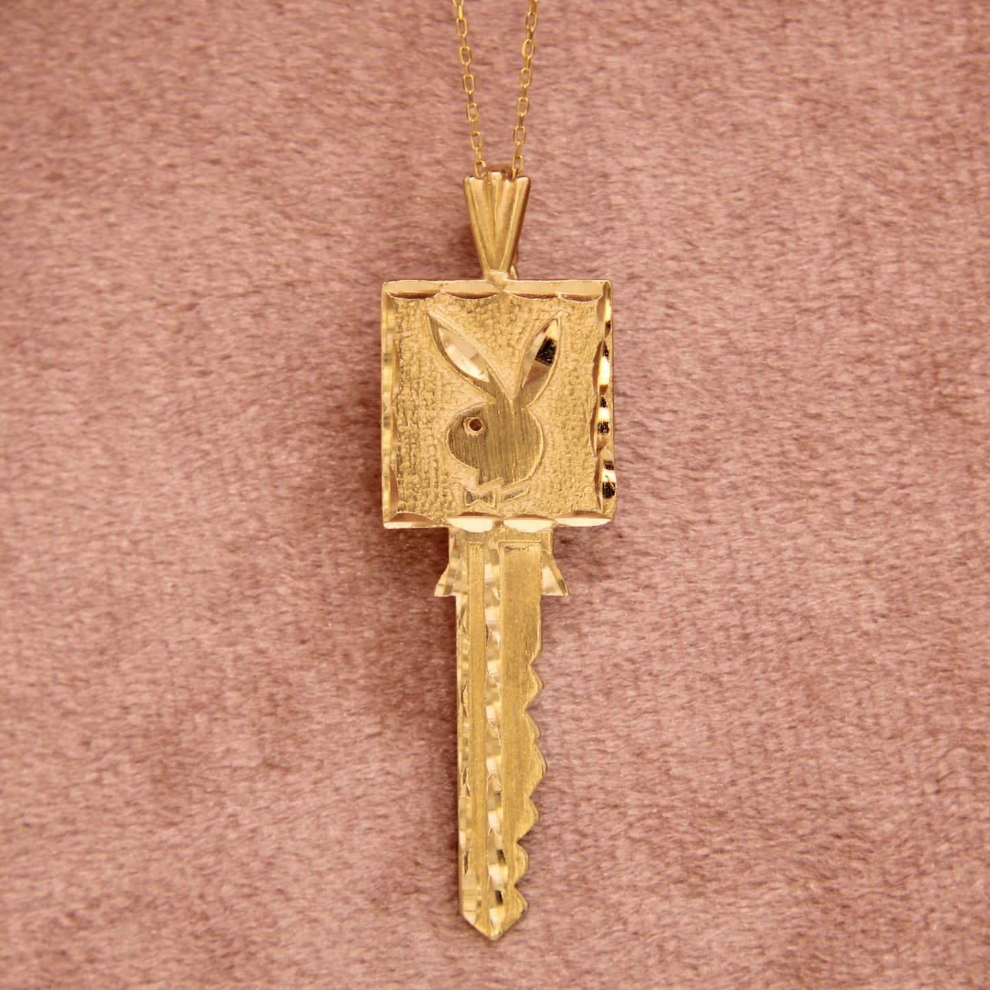 Michael Anthony 14kt Yellow Gold 1985 Playboy Mansion House Key Pendant
