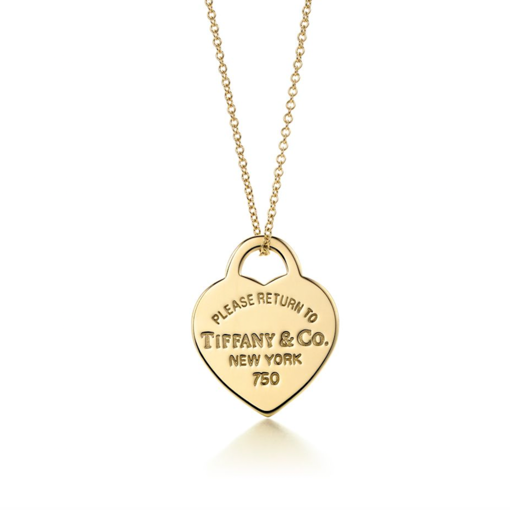 Tiffany & Company 18kt Yellow Gold Return To Heart Tag Chain Necklace 16"